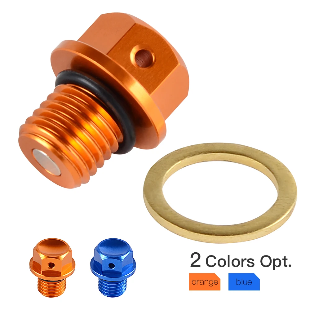 

M12xP1.5 Magnetic Oil Drain Plug Bolt Fits For KTM 50 65 125 200 250 300 350 450 530 SX SXF EXC XC XCW XCF EXCF FREERIDE 250R
