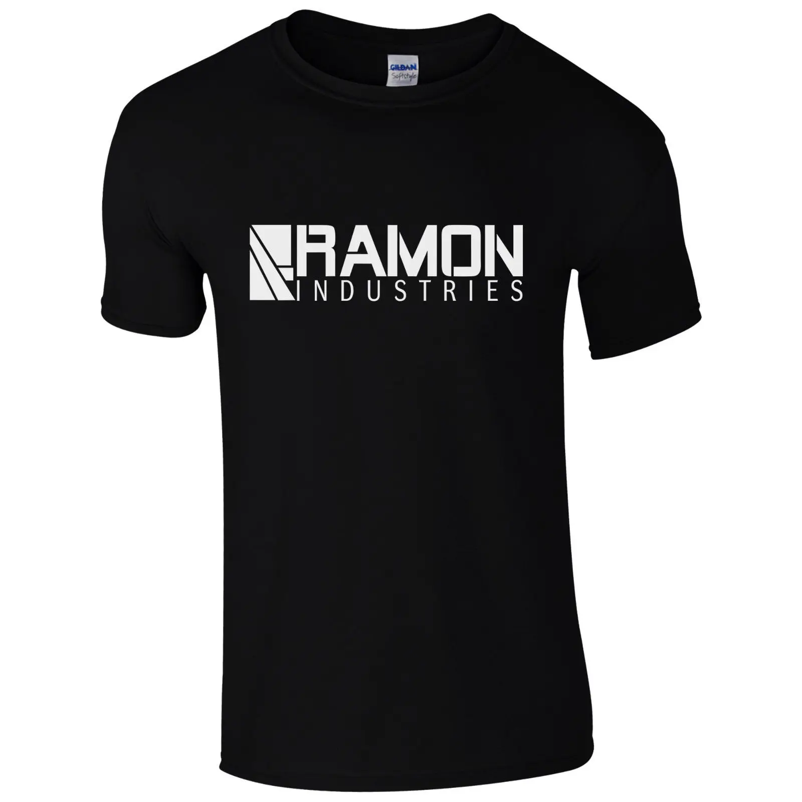 Черный RAMON Industries Футболка-флэш-звезда новая ТВ серия Labs Fan Gift мужские летние модные Забавные футболки с принтом - Цвет: Черный
