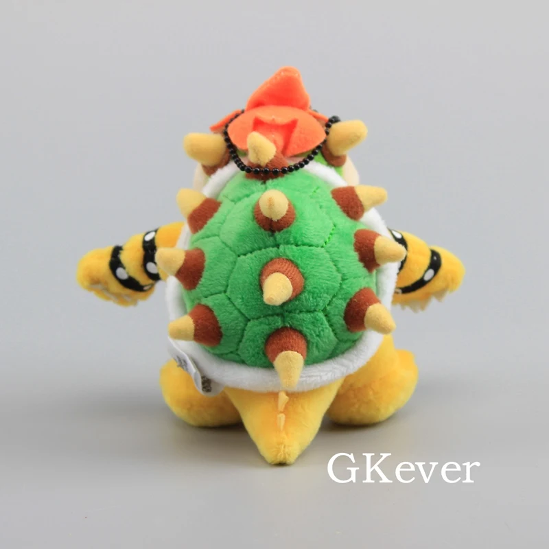 3 цвета Super Mario Bros. Bowser плюшевый Купа кукла для ключей, игрушка с оригинальной упаковкой(13 см