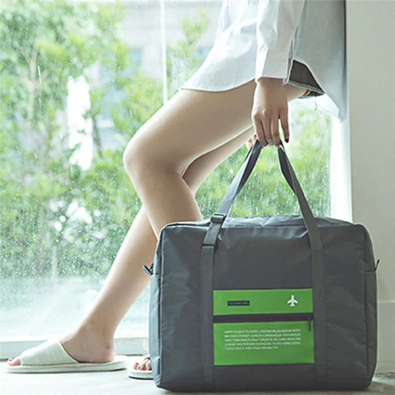 Водонепроницаемый нейлоновый мешок большой Ёмкость Для женщин сумка складные