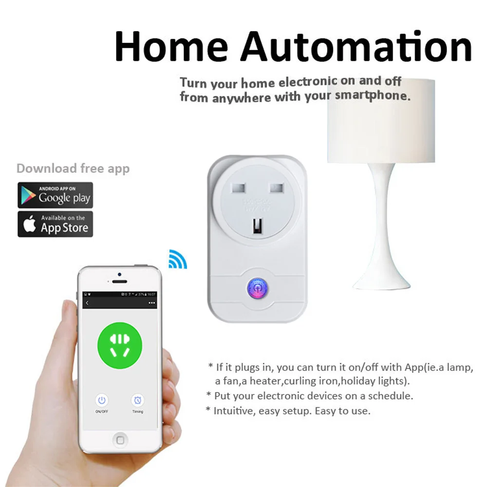 Wifi smart wall socket timer switch home plug | Обустройство дома