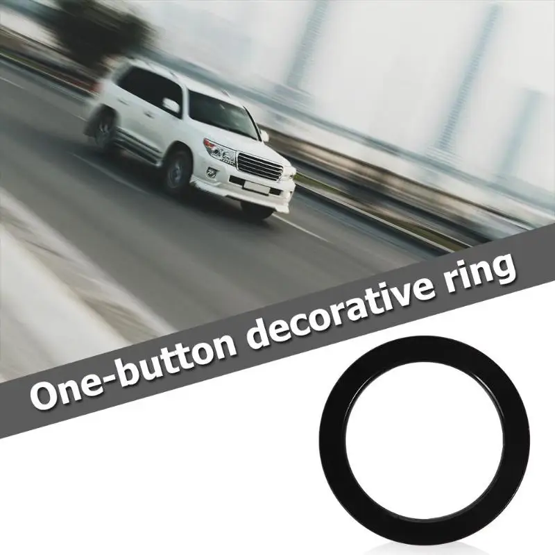 Алюминиевая кнопка запуска двигателя зажигание кольцо для ключей отделка Corolla C HR