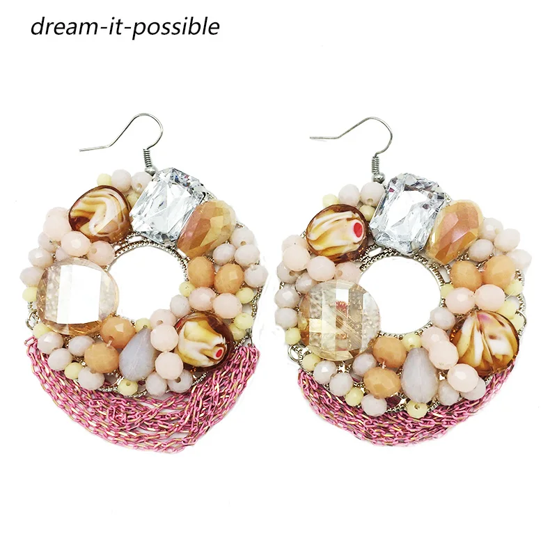 Женские многослойные серьги подвески Dream it posible элегантные ювелирные украшения с