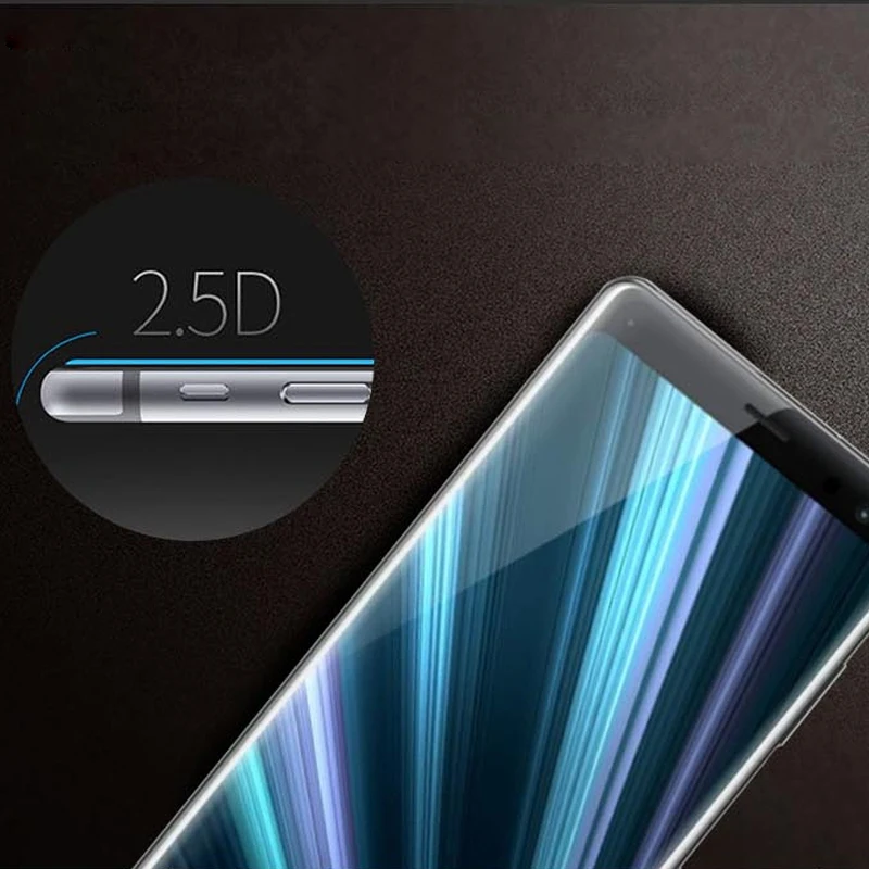 Закаленное стекло 9h пленка для sony XA XA1 плюс XA2 Ultra HD ясно 3D полное покрытие защитной