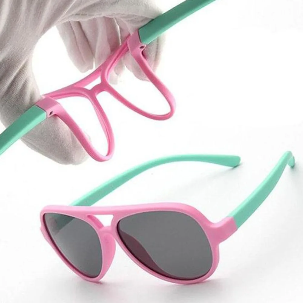 Детские мягкие солнцезащитные очки поляризованные для мальчиков и девочек милые