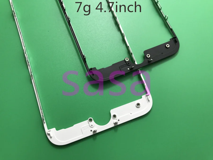 

50pcs/lot Hot Glue Middle Frame for iPhone 7 7g 4.7inch Black white Mid Frame Chassis Bezel Touch Screen LCD