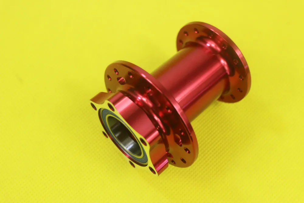 Powerway PHB-L10 MTB XC AM lefty ПЕРЕДНЯЯ СТУПИЦА 24 28 32 отверстия черный красный j-крюк 6 Болт диск 74 мм 73 мм левая рука 1,0 горный велосипед
