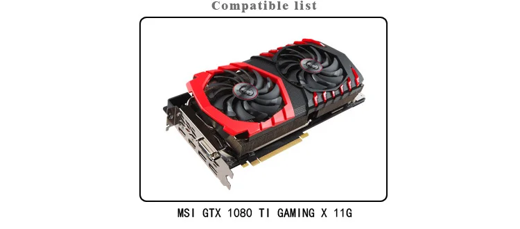 Курган полное покрытие графическая карта блок использовать для MSI красный дракон GTX1080TI GAMING X 11 г GPU радиаторный блок LRC RGB к AURA 4PIN