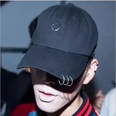 2017 Защитная Кепка в стиле хип-хоп мужская летняя бейсболка с кольцом Спортивная