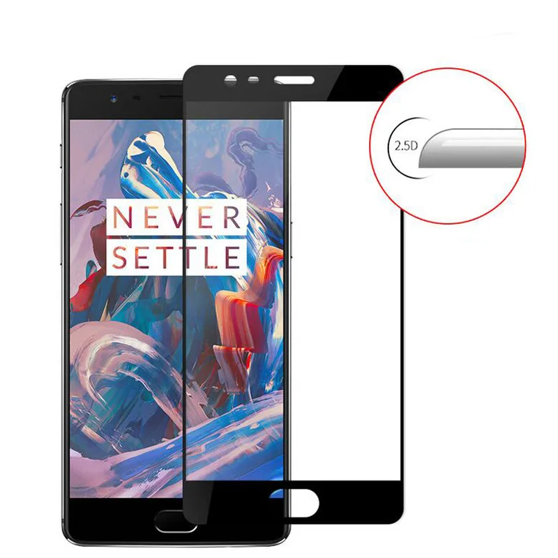 2.5D полное покрытие закаленное стекло для Oneplus 5 5T 3T 7 6 6T 7T Защита экрана для One Plus 5 5T 1+ 7 Премиум Защитная пленка