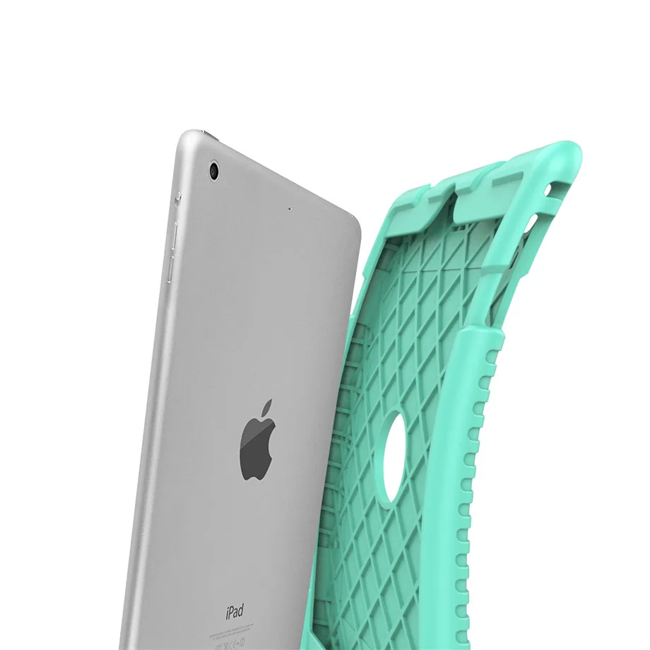 Для Apple New ipad 9 7 &quot(2017 2018) безопасный ударопрочный каучук силиконовый мягкий чехол