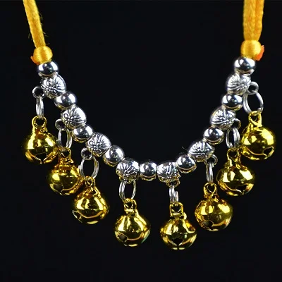Yellow Колокольчик для кошек с небольшой веревочкой, регулируемый Колокольчик для кошек, Аксессуары для кошек, колокольчик, поводок, ремень для кошек, маленьких собак, щенков, товары для кошек - Цвет: Yellow