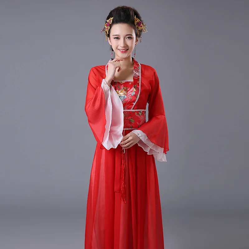 В 2020 г. новый костюм ручной работы из ткани ханьфу старинное женское сценическое