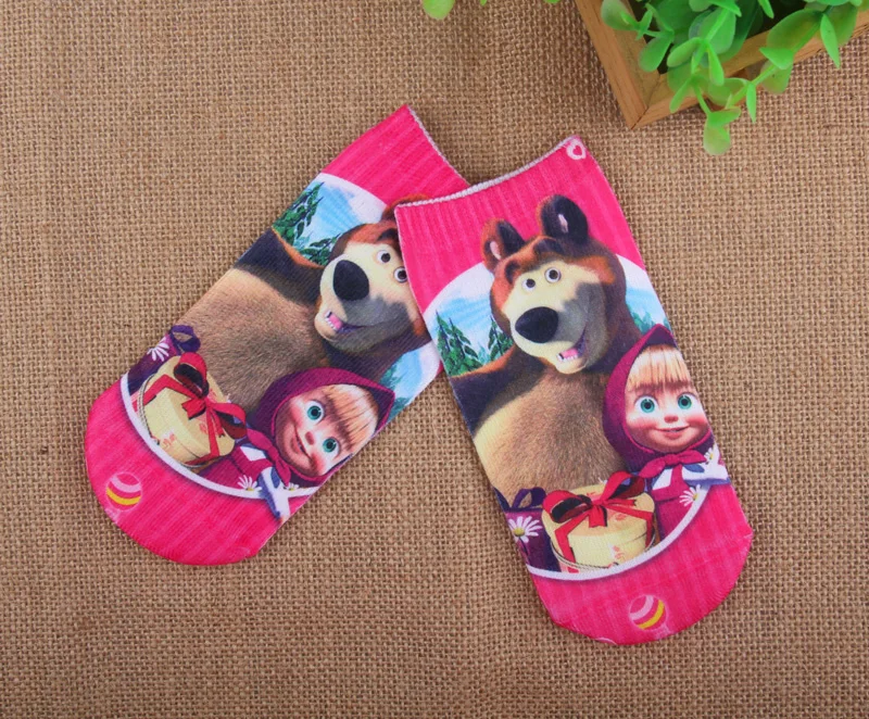 1 пара Детские хлопковые носки с мультяшным принтом 24 #|children socks|kids sockssocks girls |