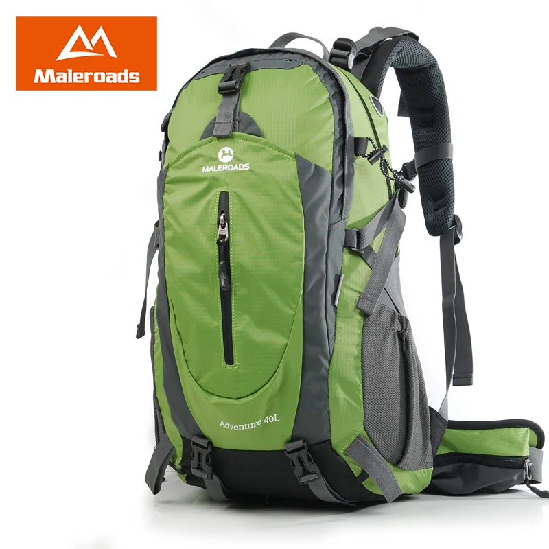Maleroads 40л 50л открытый походный рюкзак Водонепроницаемый дорожный Mochilas Горный рюкзак для восхождения сумки для ноутбука для мужчин и женщин - Цвет: Fruit Green