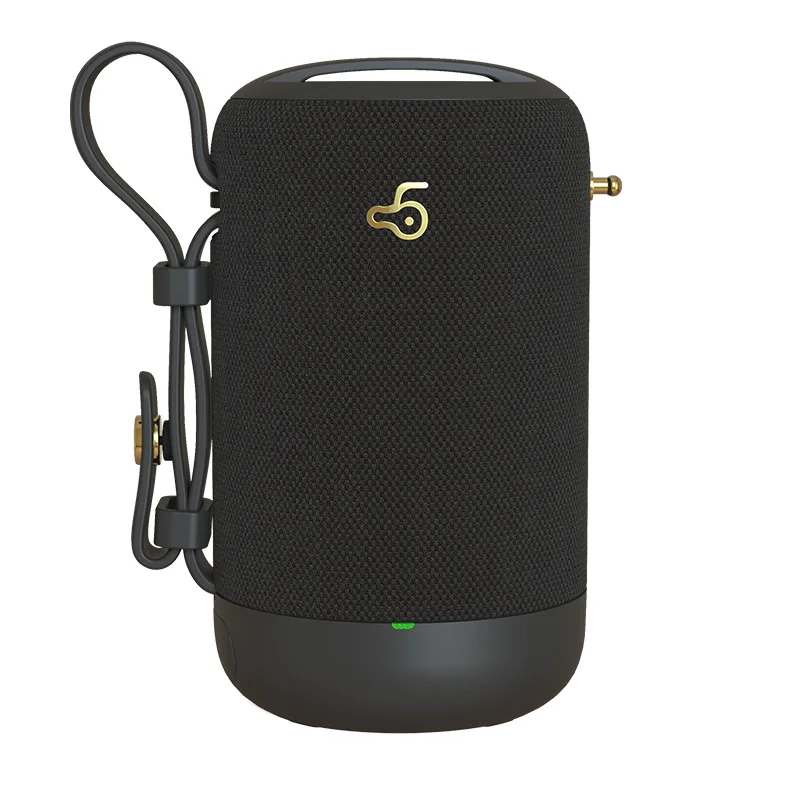 Black Casaland Открытый водонепроницаемый беспроводной Bluetooth 5,0 колонки ручной колонки Hi-Fi 3D стерео Громкоговоритель Поддержка TF AUX - Цвет: Black