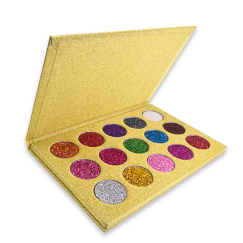 15 Colors Eye Shadow Palette Glitter Waterproof Long-lasting Make Up Shimmer Shiny Powder |