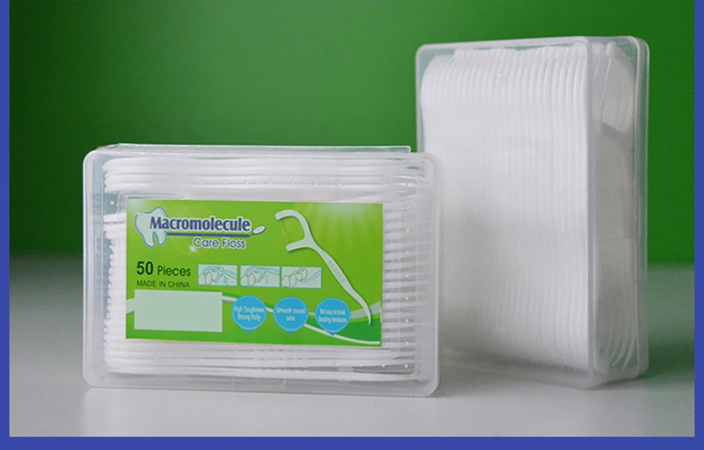 50 шт. зубная нить L форма межзубная палочка для чистки зубов Зубная нить чистые зубы Отбеливание эластичность нить инструменты для ухода за полостью рта
