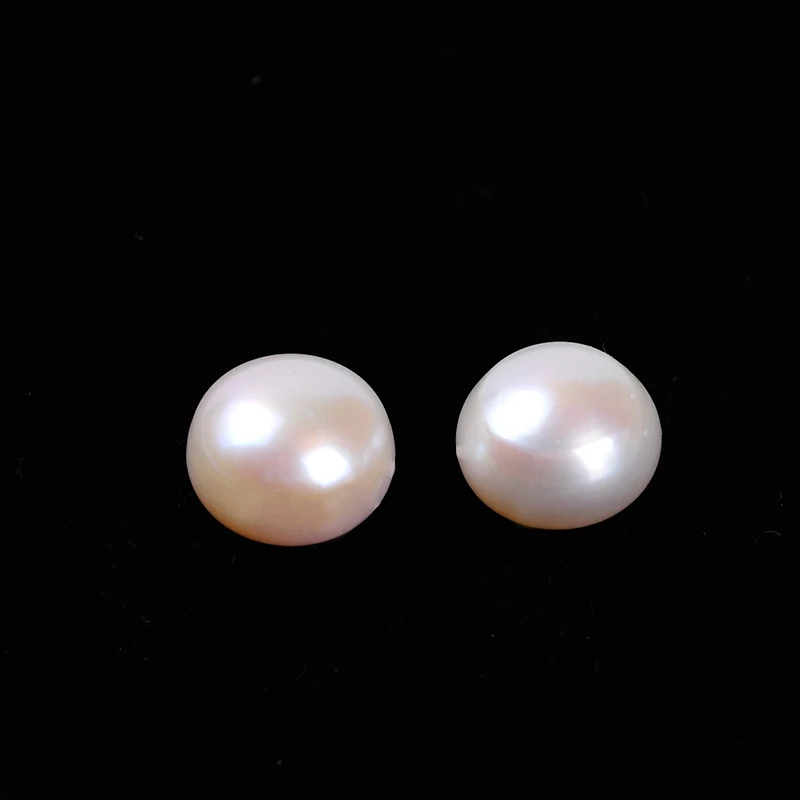 Круглые круглые серьги с одним отверстием 12 5 мм|freshwater pearl beads|pearl beadsnatural beads |