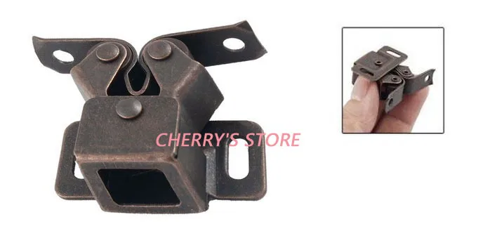 

Медный Тон шкаф, шкаф, дверь, двойная шаровая защелка, ловушка 1,6 "5 шт./лот