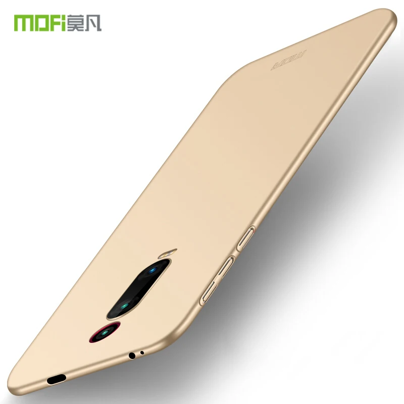 Золотой MOFi для Xiaomi mi 9 T/mi 9T Pro Чехол для ПК Жесткий Роскошный защитный задний Чехол для Xiaomi mi 9T Pro Fundas чехол для телефона - Цвет: Золотой