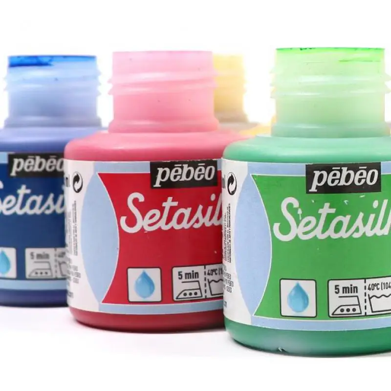 Французские импортные 19 цветов шелковых пигментов текстиль сделай сам ручная