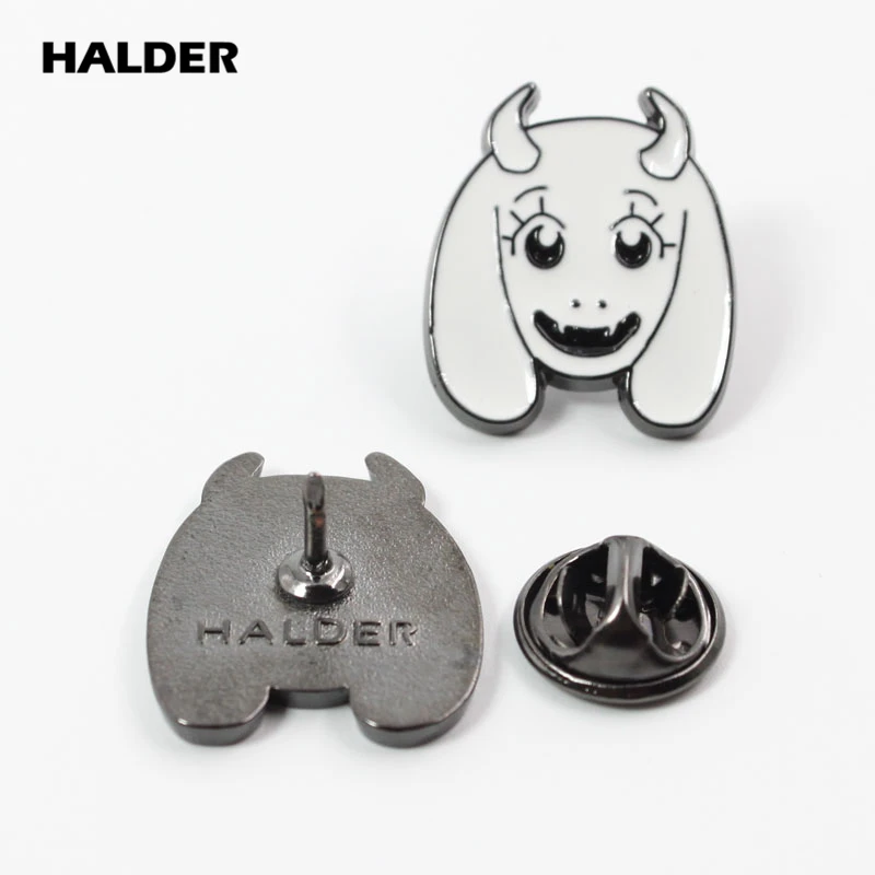 BR0011 HALDER Undertale Chara Мультяшные модные ювелирные изделия Frisk Flowey Toriel Sans броши на булавке Нагрудный значок аксессуары для одежды подарок