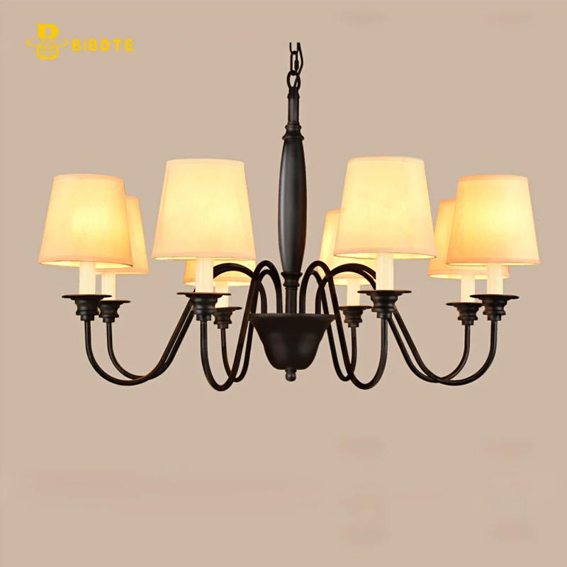 

LED American Style Chandelier With LED bulbs Free Shipping Chandelier For Bedroom Living Room Foyer Study Hotel Room of 2018 New