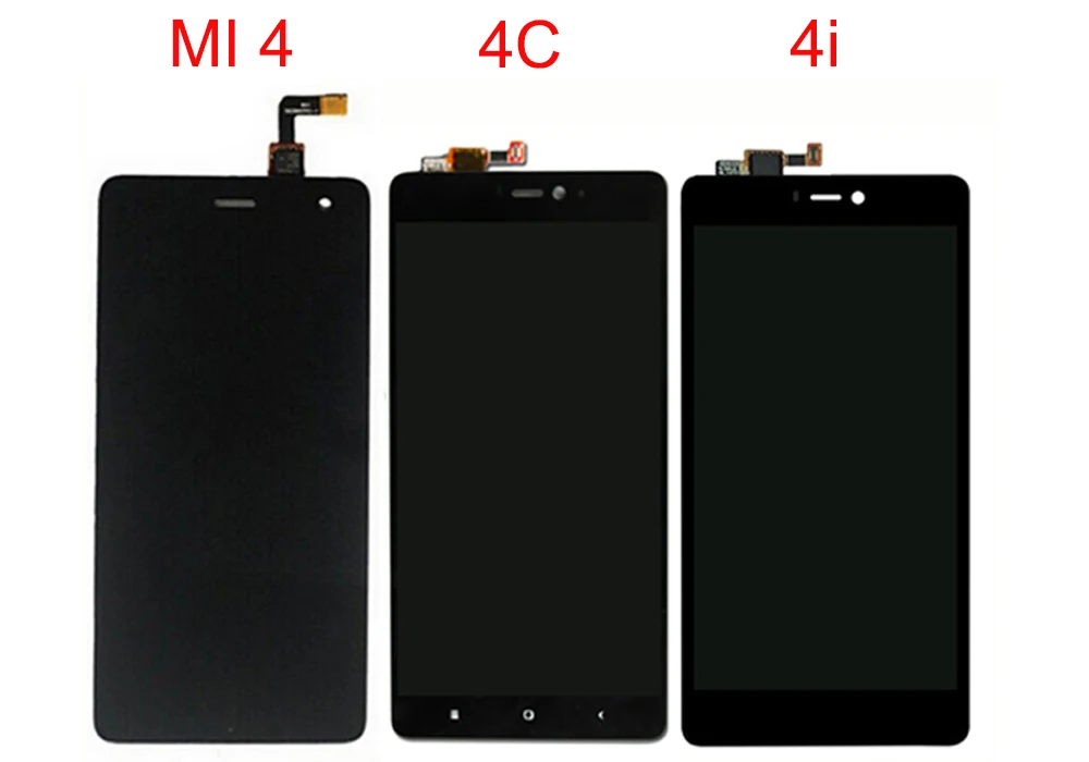 5," ips экран для Xiaomi mi 4 ЖК-дисплей mi 4C ЖК сенсорный экран дигитайзер для Xiaomi mi 4 4C 4i mi 4i ЖК-экран сенсорная панель