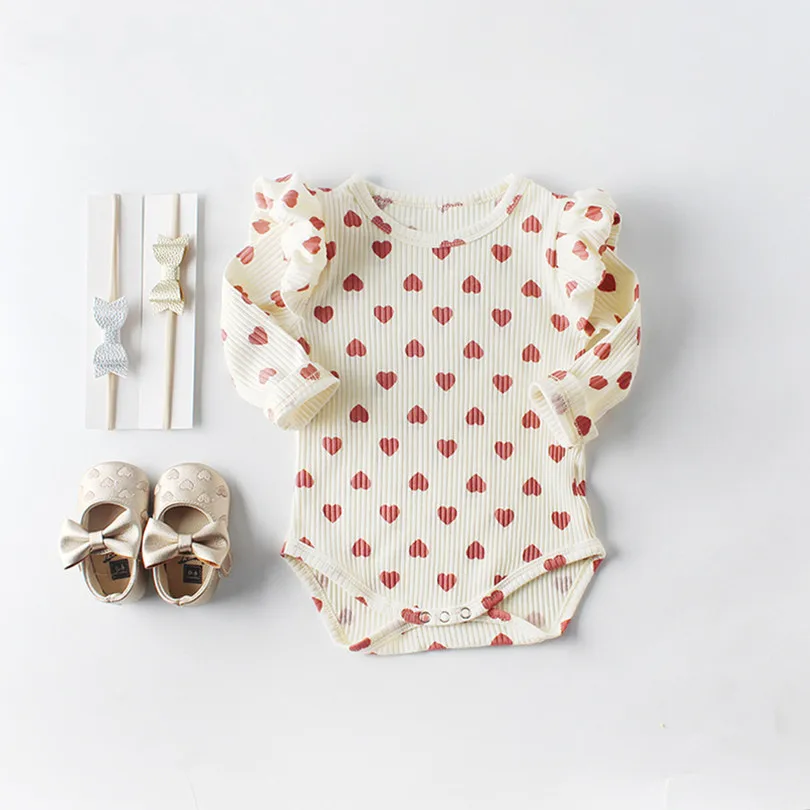 

Baby Clothes For Girls Jumpsuit Baby Girl Rompers 2019 Spring Ruffles 100% Cotton Long Sleeve Infant Newborn Baby Rompers Boys