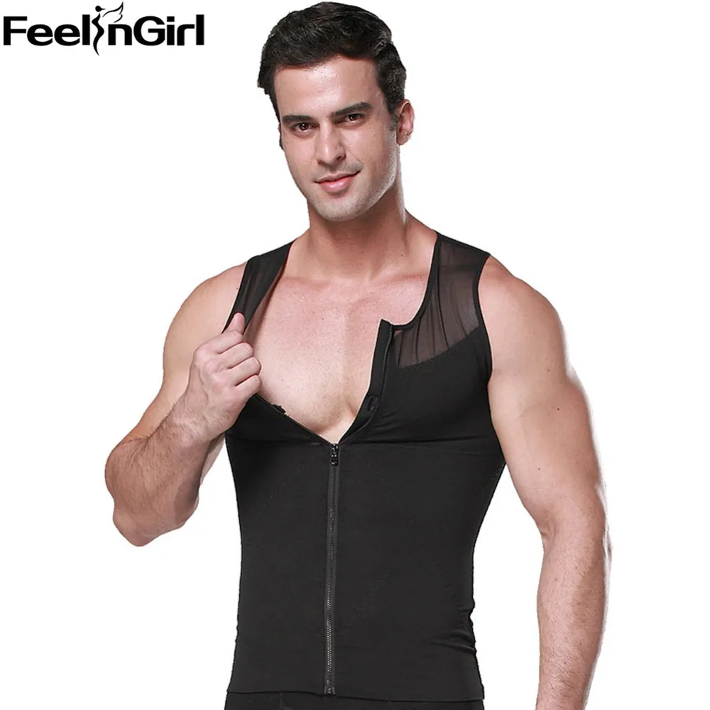 Мужской обтягивающий жилет MASS21 обтягивающее нижнее белье для живота мужское