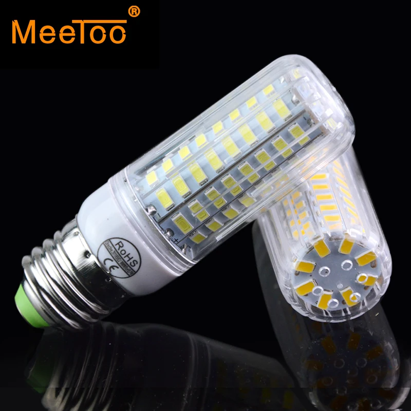 Новое поступление светодиодная лампочка SMD5730 E27 24 30 42 64 80 89 мощность CFL 20 35 Вт 220 В 230