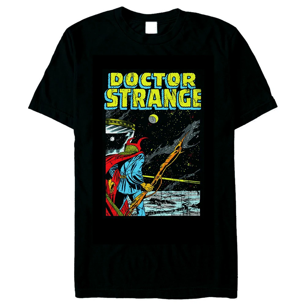 Marvel Мужская футболка с доктором странной галактикой коротким рукавом модная
