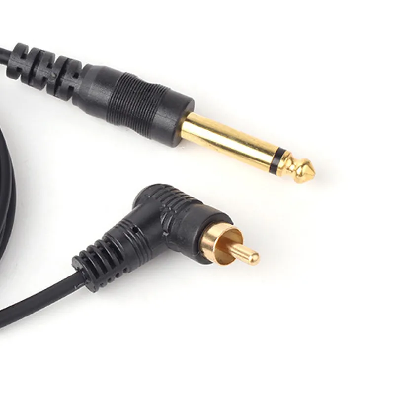 1 шт. 8 м медный RCA шнур для татуировки черный силиконовый прямоугольный L тип