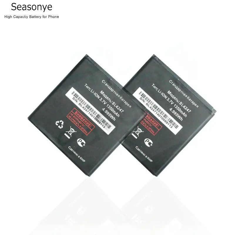 Аккумулятор для FLY BL 1350 IQ442 Miracle 1 4247 мАч/Вт/ч BL4247|battery for|battery for flybatteries batteries |