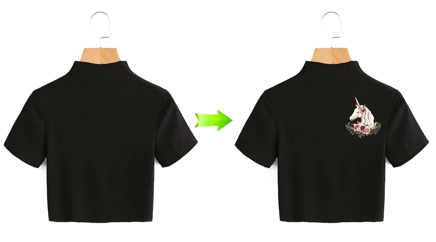 Горячая DIY нашивки в виде животных комплект одежды наклейки теплопередача купальник Parches моющиеся термопресс Аппликация Значки термопечать