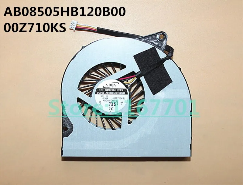 

New Original Laptop/Notebook CPU Cooling Fan For ADDA AB08505HB120B00 00Z710KS DC5V 0.5A 4pin