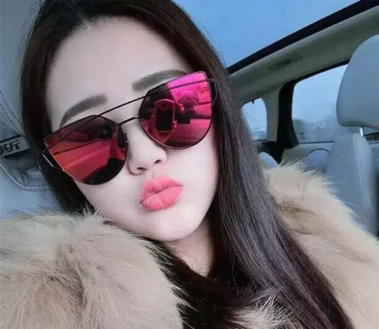 Женские зеркальные солнцезащитные очки кошачий глаз N38|brand sun glasses|designer glassessun glasses |