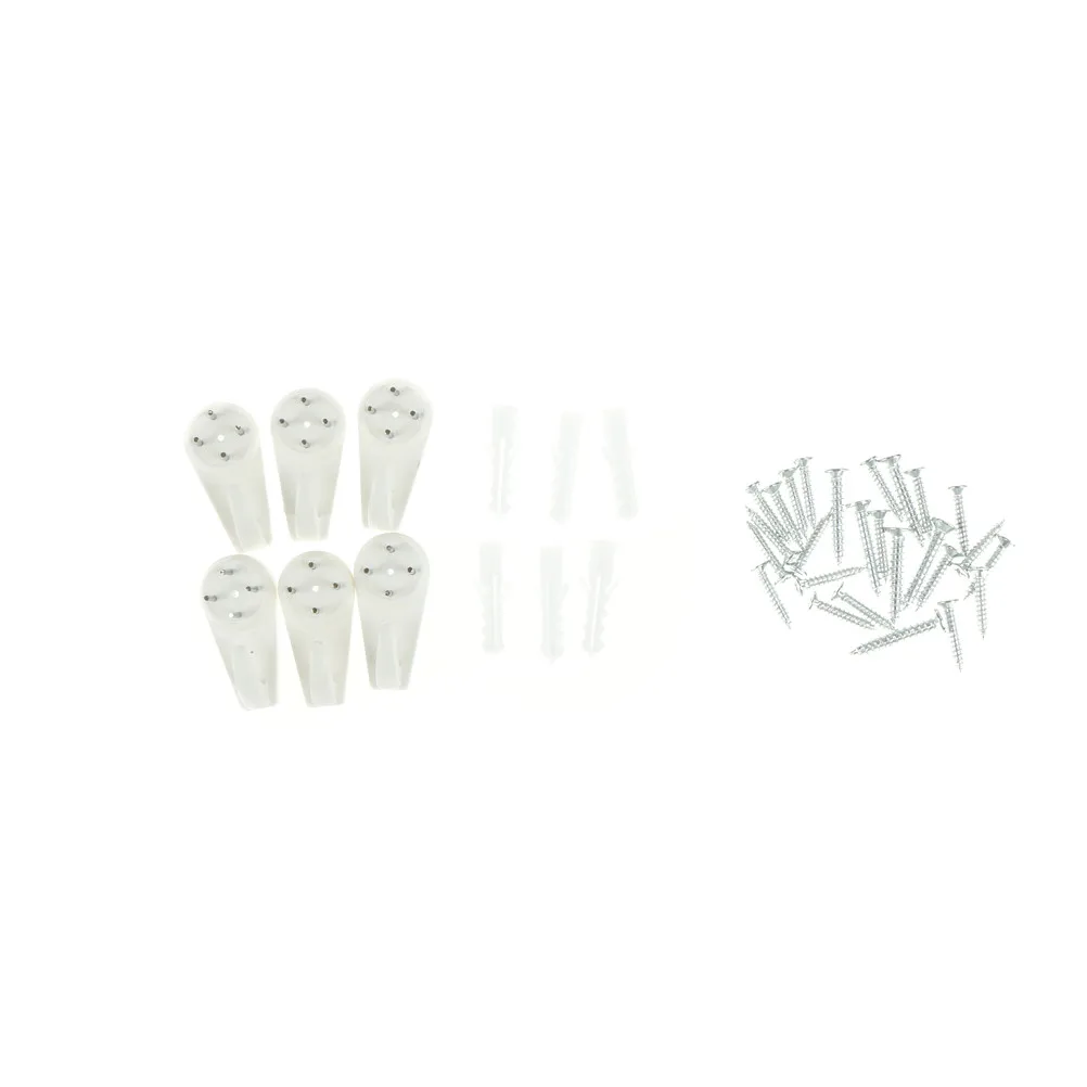 Комплект из 3 предметов с изображением белого деревянного пола настенная полка