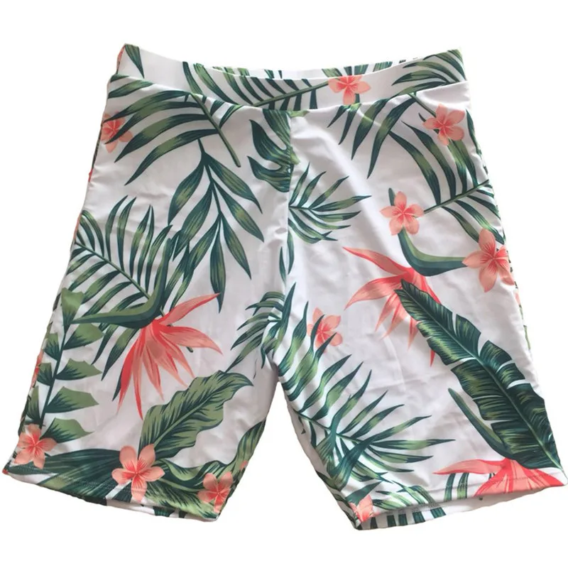 LILIGIRL Mommy and Me Beach Shorts Swimsuit New Print Mother Daughter Dad Son Shorts Swimwear for Family Matching Clothes