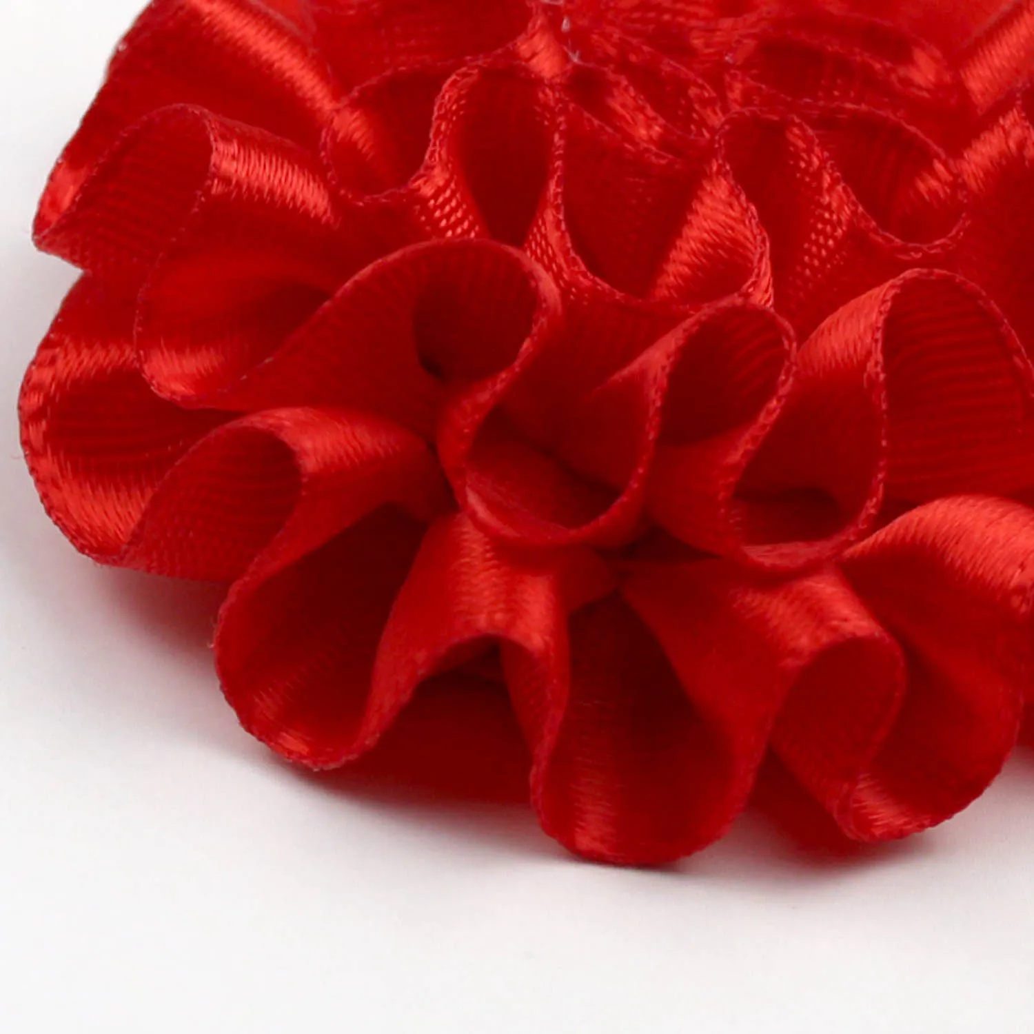 12 шт. 2 &quotкрасная атласная лента с цветочной аппликацией пиона/ремесло/Свадебное