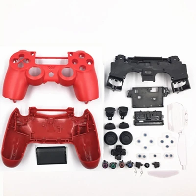 Red PS4 Pro 4,0 корпус для игрового контроллера чехол спереди и длинное сзади жесткий верх Корпус чехол для Sony Playstation 4 Pro Dualshock 4 Pro JDM-040 - Цвет: Red