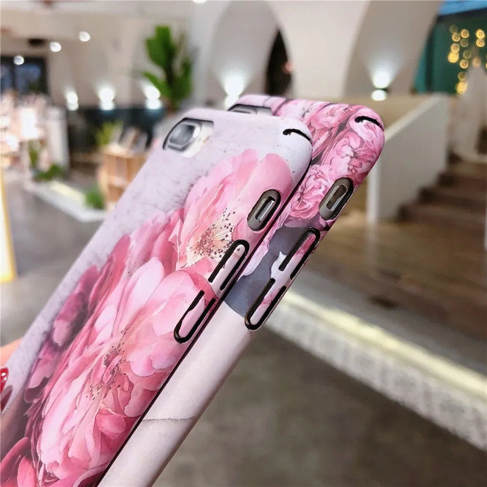 Ретро Цветочный чехол для телефона OPPO R9s R11 R11S Plus высокого качества Aurora светящийся