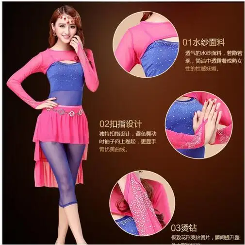 Женский Кружевной укороченный топ для танца живота расшитый блестками стразами