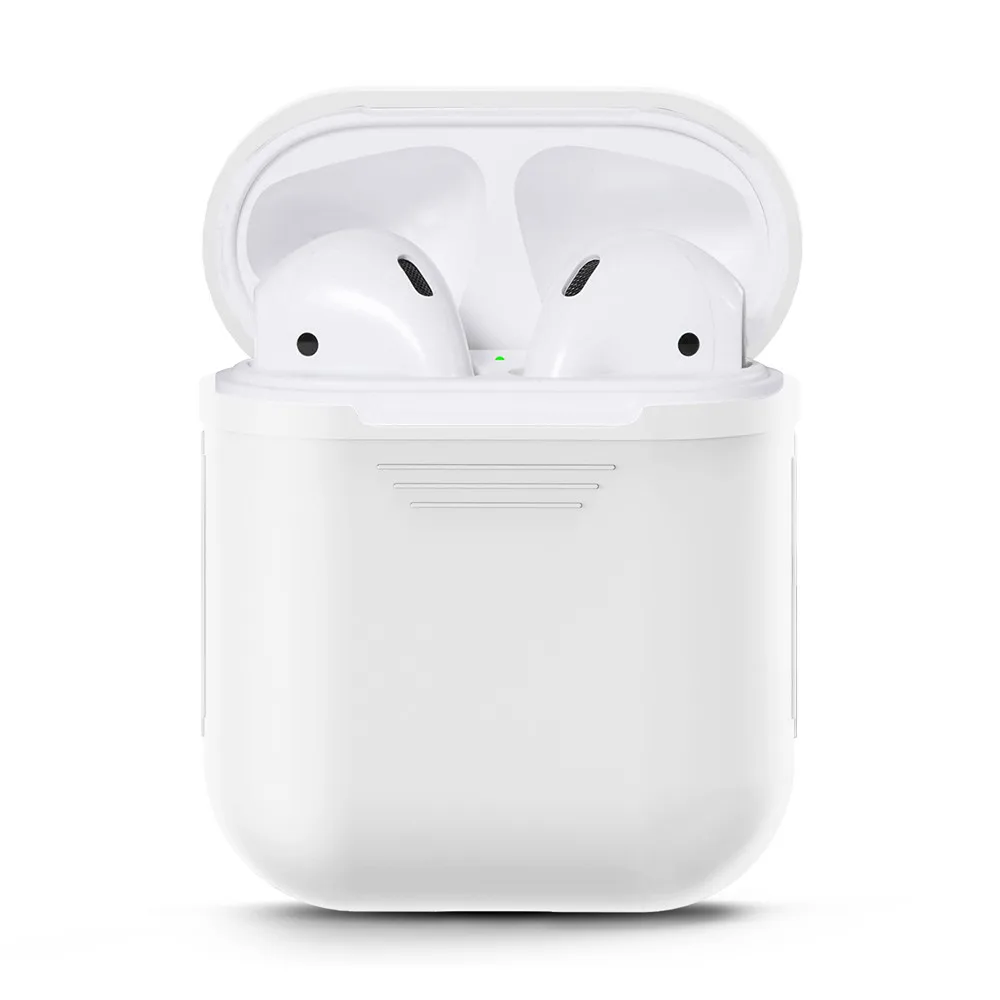Haissky Мягкий силиконовый чехол для Apple Airpods Air Pods Защитный противоударный