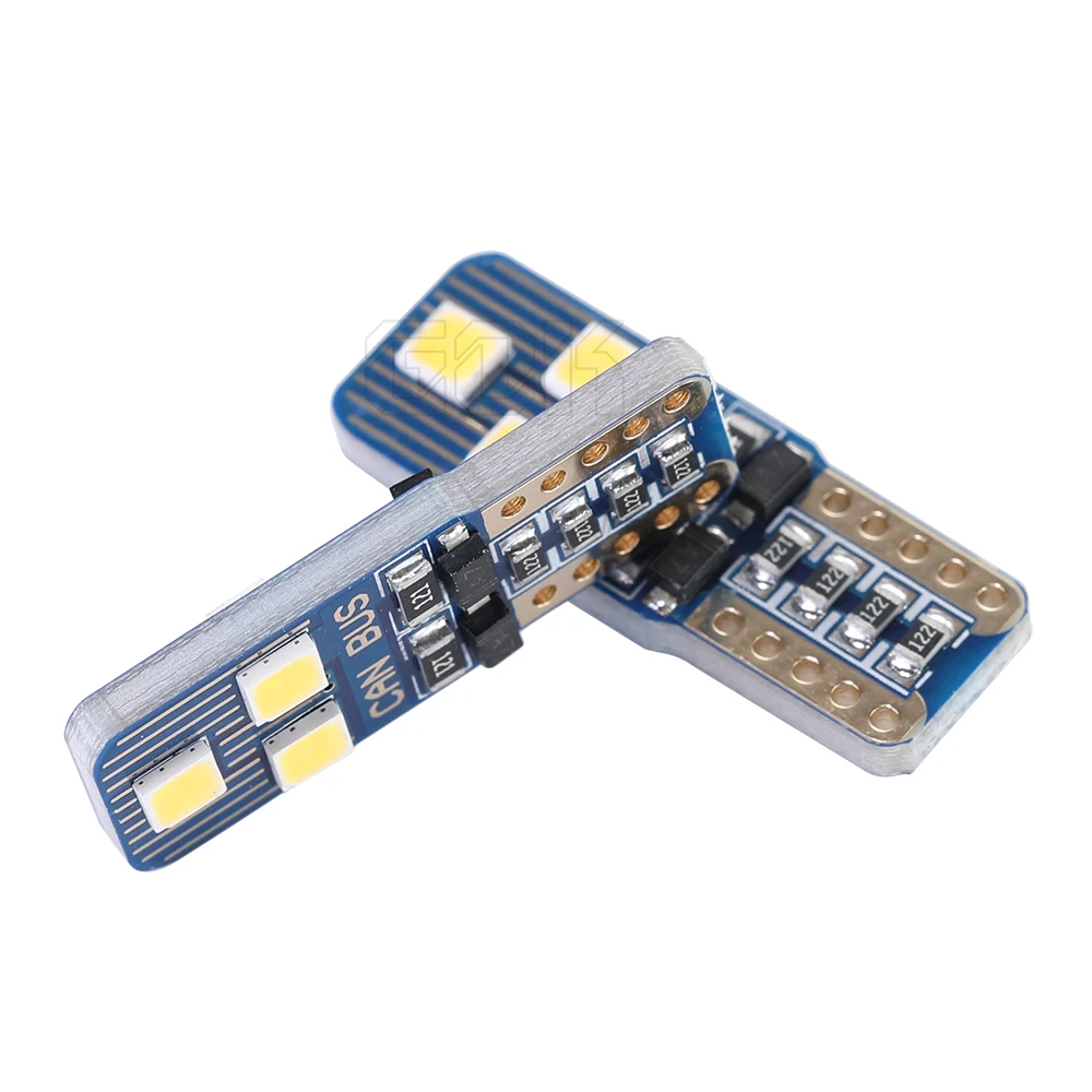 10 шт. новинка 2019 Canbus T10 W5w 6smd 3030 новая высокая яркая светодиодная лампа шириной для