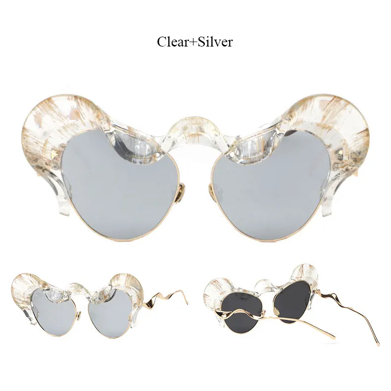 Уникальные высококачественные женские солнцезащитные очки в цветочной оправе