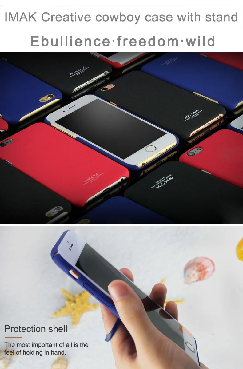 Чехол для sony Xperia XA1 Plus, 5,5 дюймов, жесткий чехол Imak Cowboy из поликарбоната Amor для sony XA1 Plus, Подарочный держатель с кольцом