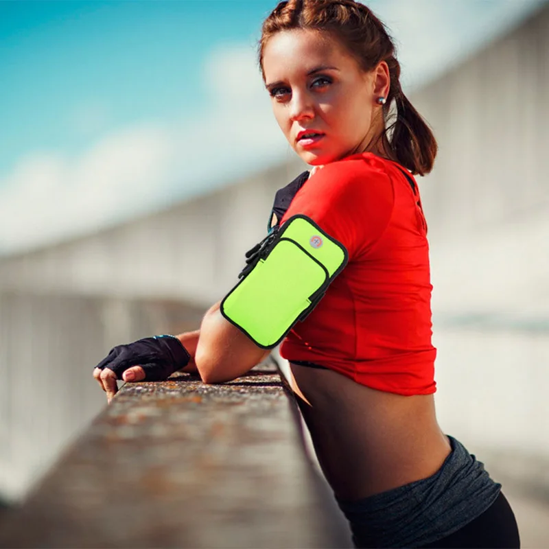 Спортивная повязка на руку для бега тренажерного зала сумка держатель чехол