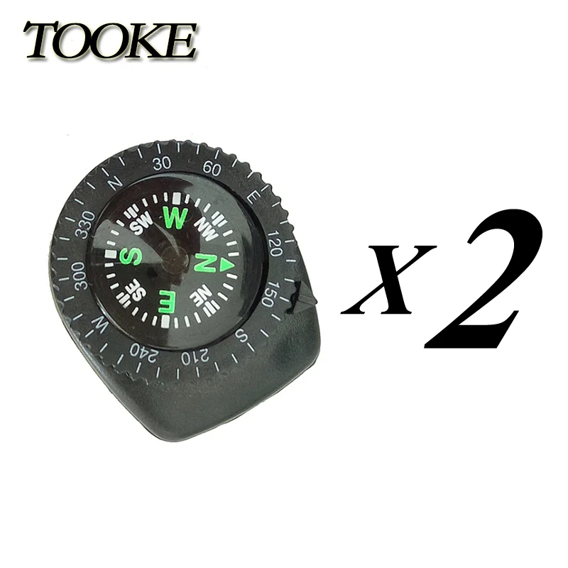 2PCS Дайвинг Подводный подводный Северный микро прикрепляемый компас - Цвет: 2PCS